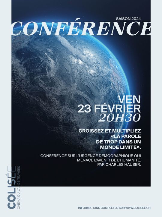 CONFÉRENCE SUR L’URGENCE DÉMOGRAPHIQUE QUI MENACE L’AVENIR DE L’HUMANITÉ